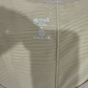 GEMSLI Open-Bust Bodysuit – Beige – Size Medium
